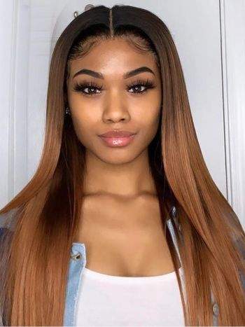 Light brown 360 wig discount