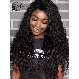 Water Wave 360 Lace Wig Pre Plucked Indian Virgin Human Hair Wig [360LW33]