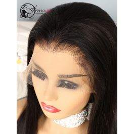 Silky Straight Grade A+ Swiss HD Transparent Lace Human Hair 360 Lace Wig [HD01]