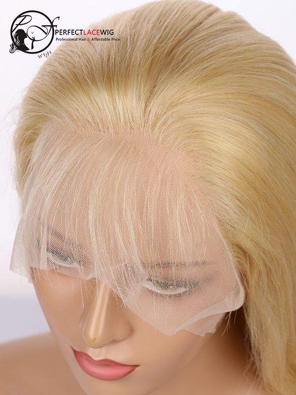 Body Wave 613 Pre Plucked Brazilian Virgin Hair Full Lace Wigs